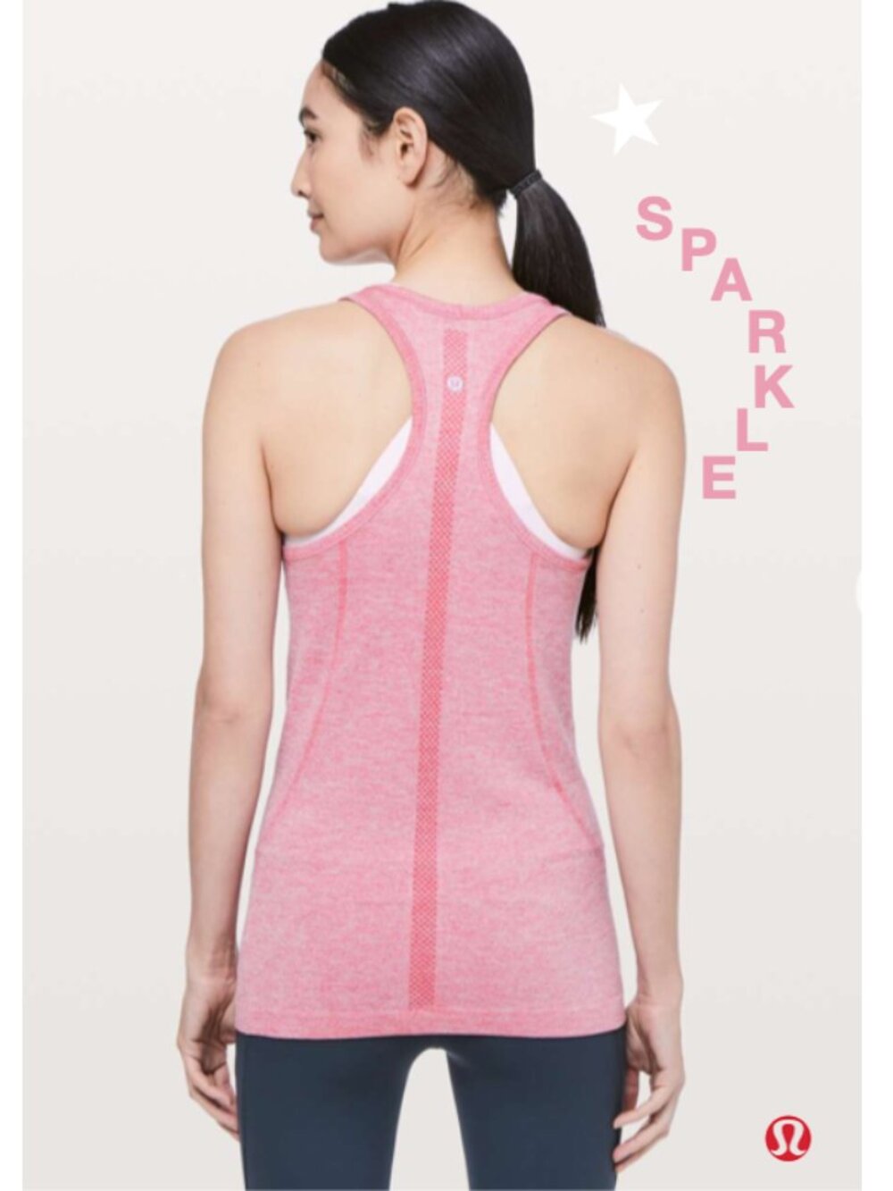 2/$29 Lululemon Swiftly Tech Racerback Tank Top Size 6 pink